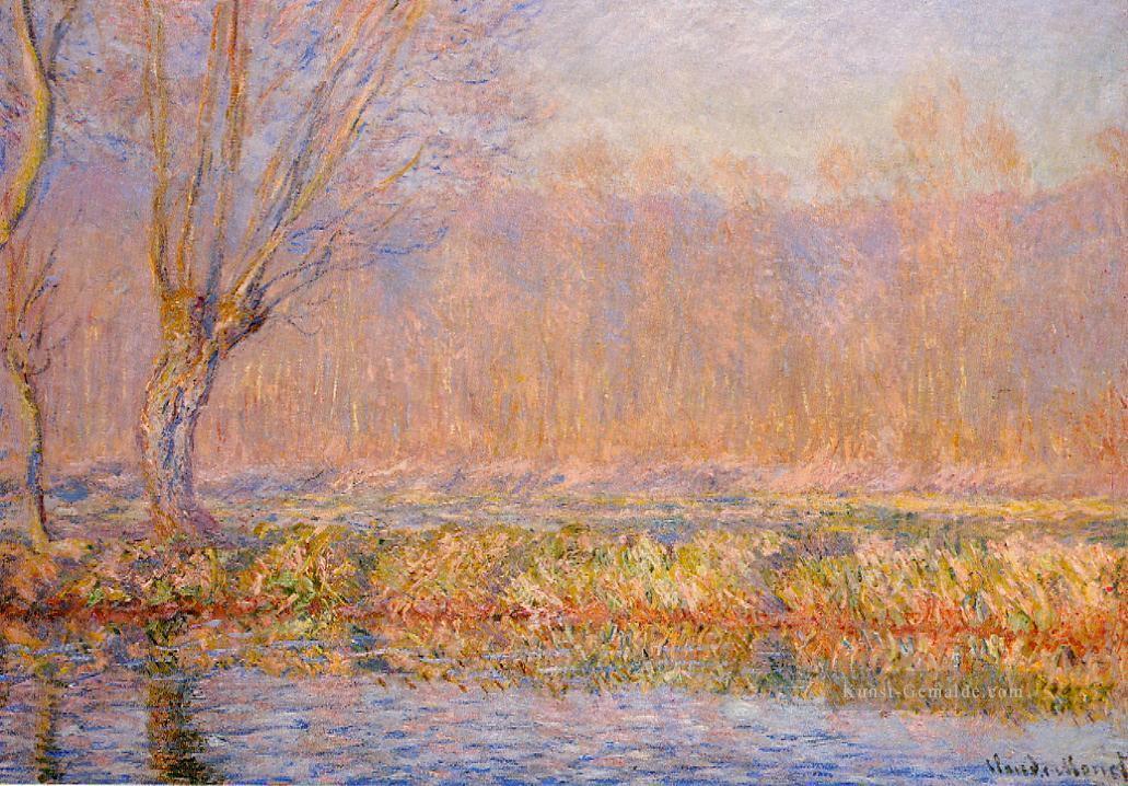 der Willow aka Frühling auf dem Epte Claude Monet Ölgemälde